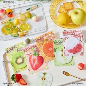[COD] Springhooe 30 Pcs Cute Creative Food Material Sticky Notes Simulate Vegetable Fruits Mini Notes Message Notepad Diy Elf-Stick Memo Pads For School Home