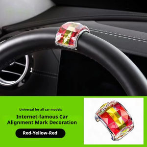 Car Steering Wheel Auxiliary Locator Alat Bantu Stereng Kereta Pemula Novice Steering Assist Alignment Decoration Universal Car Accessory
