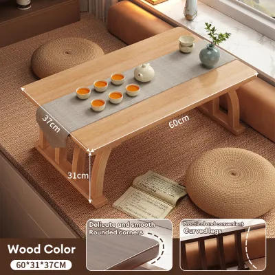 Foldable Table Laptop Desk Student Dormitory Solid Wood Lazy Small Table Study Table Tea Table Coffee Table