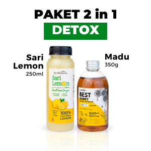 Best Honey  Paket Detox  Paket Diet  Pahe Detox  Sari Lemon  Chia Seed  Madu Asli