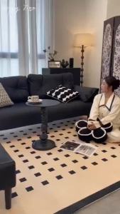 Thảm Dạ Lì Thảm Trải Phòng Khách 5D Phong Cách Cổ Điển Hoa Văn Hoàng Gia Vintage Thảm Tết Trang Trí Nhà Cửa