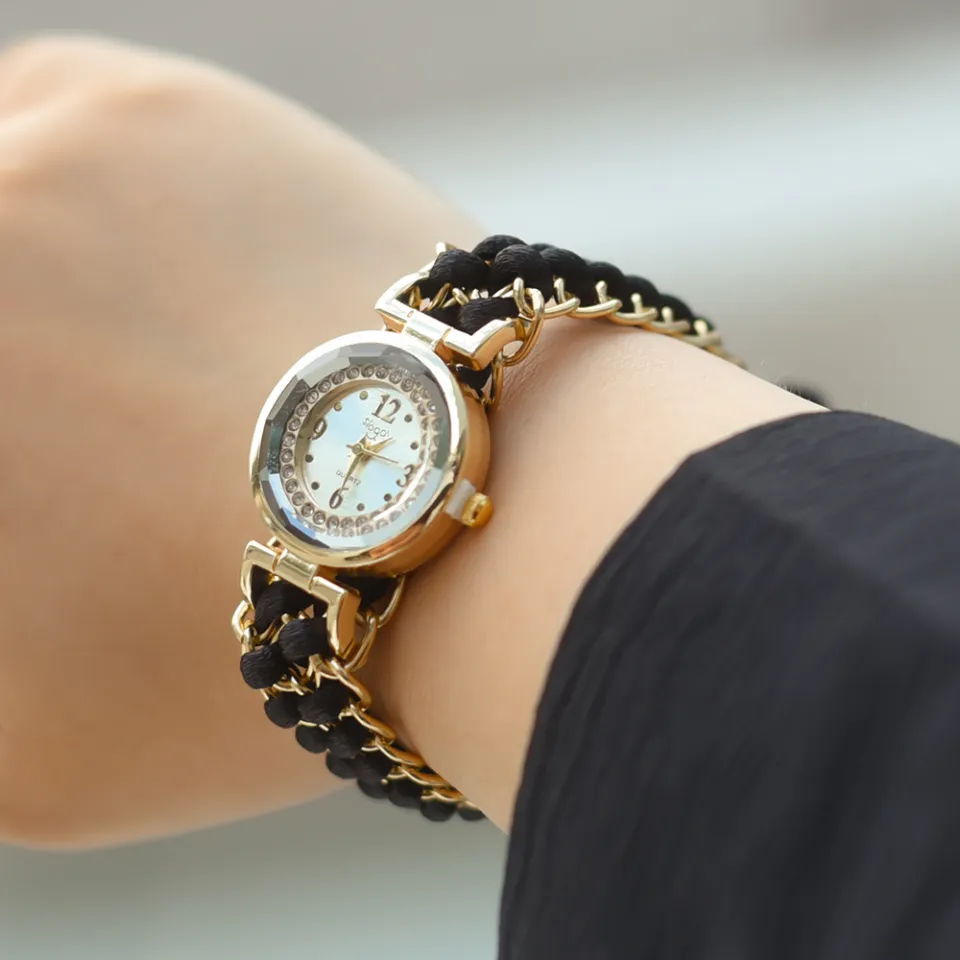 14K and Diamond Swiss Dress Watch | Sarah Leonard Jewelers