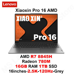 2024 Lenovo Laptop|Lenovo Xiaoxin Pro 16 Ultrabook|Lenovo Xiaoxin Pro 14 Slim Laptop |AMD Ryzen 7 8845H Radeon 780M CPU|32GB RAM 1TB SSD Computer Notebook| 16inch 2.5K 120Hz OLED Office Notebook|Lenovo Al Notebook| Xiaoxin Notebook PC