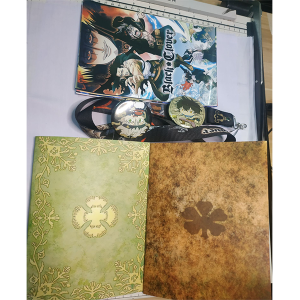 Black Clover Max Bundle Promo: 10pcs Poster + Grimoire Notepad + Badge + ID Lace