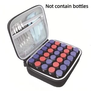 SHIRUI EVA Hộp lưu trữ insulin Đen Thùng chứa Túi xách du lịch Di động 15/30 Khe cắm Hộp bảo vệ Thích hợp cho dung tích 10ml