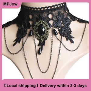 【Local shipping】 StarryBaby🍼Gift💕 1pc Vintage Choker Necklace Gothic Jewelry Necklaces Pendants False Necklace