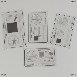 [COD] shiou Soft Ruler Microscope Micrometer Calibration Slide Line Width Particle Diameter