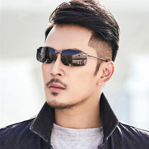 Niome Men Fashion Polarized Color Changing Sunglasses Day And Night Vision Driving Photochromic Eyeglass Anti Radiation Glasses For Men