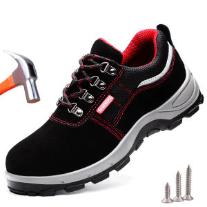 Electrical insulation Work Safety Shoes Men Anti-puncture Working Sneakers Steel Toe Shoes Male Indestructible Work Boots Plus Size 35-48