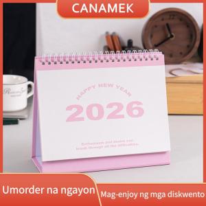 CANAMEK 2026 Calendar Simple Memo Book Monthly Daily Planner Scheduler Time Management Home Office Desktop Decoration Standing Calendar