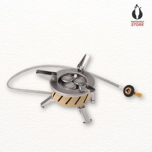 MATOUGUI-Kompor Gas Mini Outdoor Daya Tinggi 6500W - Kompor Lipat Portable Super Praktis Baja Anti Karat – Api Kuat Masak Cepet Bikin Camping Makin Seru