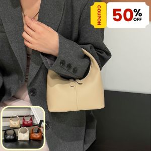 ZEFAN 【COD】เกาหลีรุ่นกระเป๋าถือผู้หญิงกระเป๋า 2025 ฤดูใบไม้ร่วงใหม่ประกบแสงหรูหรากระเป๋าสี่เหลี่ยมขนาดเล็กร้อยชิ้นสบาย ๆ เกี๊ยวกระเป๋า