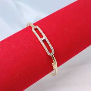 Gelang Tangan Bangle Wanita Aksesoris Fashion Awet Tahan Lama Anti Karat Cocok Untuk Harian G4-2D
