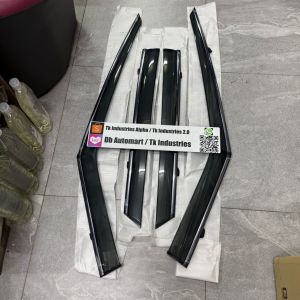 JAECOO J7 2024 ABOVE OEM Injection Style High Quality Air Press Window Door Visor STAINLESS STEEL CHROME LINING