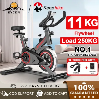 BYCON Exercise bikes home spinning bikes adjustable spinning bike LED stationary bike 20KG flywheel profession variable speed bike indoor exercise equipment（same day delivery)