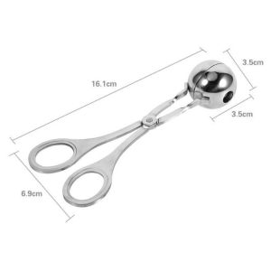 Stainless Steel Non Stick Meat Baller Cooking Tool Kitchen Meatball Scoop Ball Maker