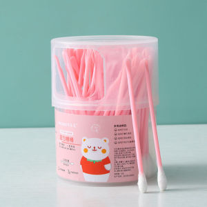 Indo - Cotton Bud 2 In 1 / Korek Kuping Super Lembut Isi 100 Pcs / Pembersih Telinga 2 In 1 / Cotton Bud Lembut Dewasa Anak