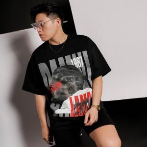 1987 Fashion Trend Summer New Style T-shirt Comfortable Street Mens Shirt Round Neck Breathable Top
