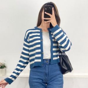 Maura cardigan strip/cardigan strip/baju wanita