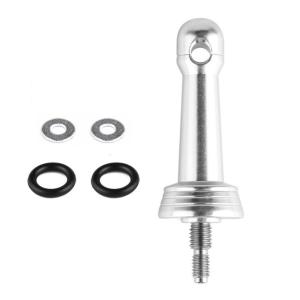 Fishing Wheel Balance Rod Insertion in/Screw in Reel Stand with Gasket and Rubber Rings Aluminum Fishing Reel Balancers