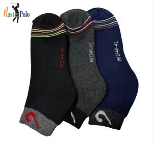 3 Pairs Men Socks Ankle Stokin Lelaki Cotton Short Socks Thick Work Sock Men Durable Tahan Lasak Safety boot