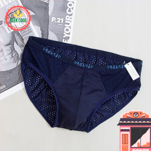 [Free Ship] Quần lót nam quần sịp chéo thông hơi thun lạnh cao cấp xịn mỏng nhẹ hình trơn alex cool  B