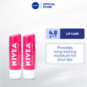 PACK OF 2 NIVEA Lip Care Watermelon Shine Lip Balm 4.8g