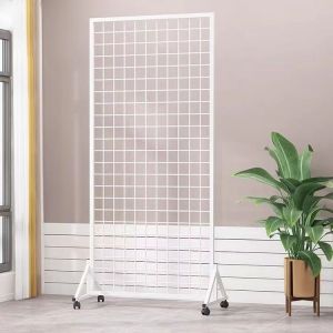 Mesh Shelf Floor Grid Shelf Display Rack Vertical Grid Display Rack Grid Barbed Wire Display Grid Storage Rack Iron Art Grid Hook Best Selling Styles Stand Hanging Hook Storage 铁架