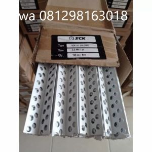 Corner bead sudutan luar tembok UPVC PVC SCK A1 W 2.5m