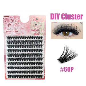 50D 60D 80D ขนตาปลอมแบบช่อ  9-16 mm30D 40D ขนตาปลอม ช่อหนา  เซ็ตต่อขนตาเอง  EYELASH  DIY  ขนตาหนา กาวติดขนตาฟรี