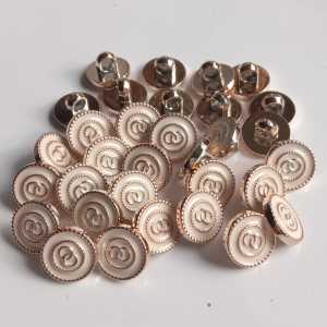 kancing baju jamur mutiara timbul bulat metalik mewah aneka motif uk 13cm per 10 pcs
