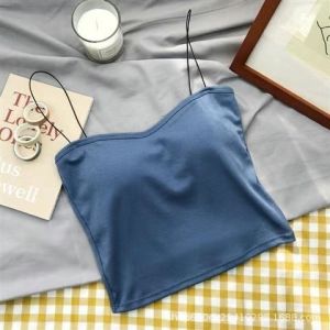 Áo lót nữ Áo Bra Cotton 2 dây SỢI BÚN SIÊU MẢNH dáng croptop lửng Có Đệm Ngực chất mềm mịn co giãn Nhiều màu lựa chọn