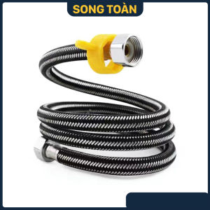 Dây Inox Cấp Nước Dây Inox Cấp Nước Sọc Đen Tán Xoay Inox - Phi 21