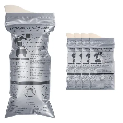 6PCS 700ML Emergency Disposable Urinal Bags Unisex Urinal Bag Suitable for Camping Travel