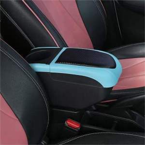 [Bekcona.] Toyota Wigo 2013 to 2022 Armrest Center Console Organizer Storage Case Elbow Rest Arm with Cup Holder