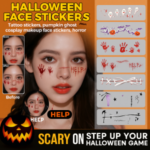 Halloween Spooky Stickers Face Makeup Stickers