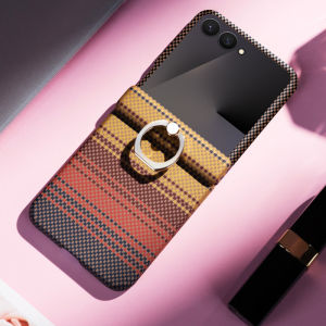 INOVAGEN For Samsung Galaxy Z Flip 5Flip 6 Flip 7 Mag-netic Phone Casewith temerped glassWireless Charging SupportBaby Skin TouchPC Full Protection Cover