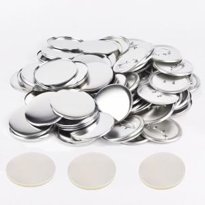 100Pcs 58mm DIY Badge on Pins Refrigerator Magnet Soft Magnetic DIY Badge on