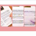 Giấy nhớ trong suốt, Giấy note trong suốt ghi chú cute dễ thương dán đánh dấu trang nhỏ. 