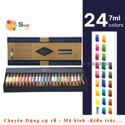 Màu Nước Mijello Mission Gold Hàn Quốc – Bộ 12/18/24/36 Màu Cao Cấp – Sugi Art Shop
