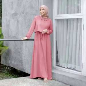 Gamis Wanita Terbaru | Niami Dress Remaja | Gamis Wanita Terbaru | Fashion Muslim Kekinian