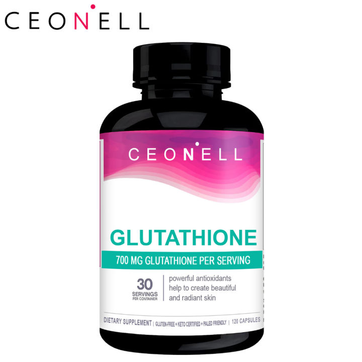ceonell glutathione Capsule Collagen with Vitamin C Whitening Anti Aging Capsule Beauty Supplements Glutathione, 30 Capsules (liposomal) -