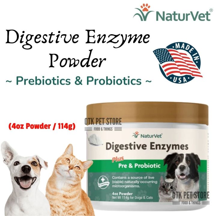 naturvet digestive enzymes plus dog food with enzymes and probiotics