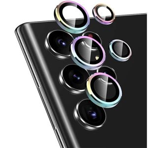 TEMPERED RING KAMERA MOTIF RAINBOW SAMSUNG S24 S24 FE S24 PLUS S24 ULTRA S23 S23 FE S23 PLUS S23 ULTRA S22 ULTRA ANTI GORES KACA FRAME PELINDUNG LENS KAMERA