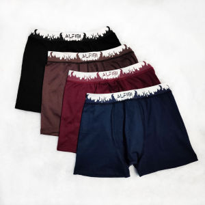 CD Boxer Premium ALFIBI Kualitas Ekspor - Celana Dalam Boxer Pria Anak Lelaki Remaja Dewasa Bahan Spandex KATUN - PREMIUM Termurah - Boxer Olahraga dan Renang - Boxer Big Size M L XL XXL - CD Boxer Lelaki Murah