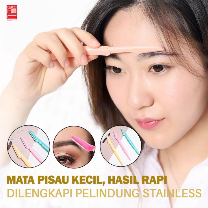 Alat Pencukur Alis Pisau Silet Cukur Alis Eyebrow Razor Trimmer Razor ...