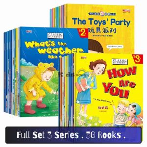 10 Picture Books Set Bilingual with QR Audio for Children Early Learning and Bedtime Stories