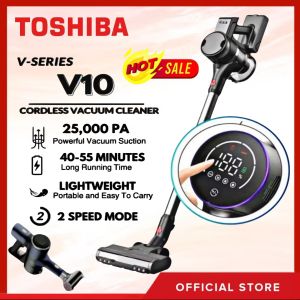 💥𝟏.𝟏 𝐁𝐄𝐒𝐓 𝐃𝐄𝐀𝐋💥 Toshiba V Series V10 / V20 / V50 Cordless Vacuum Cleaner–Powerful Suction for Dust Pet Hair Sofa Car and Floor - Rechargeable Wireless Lightweight - Easy to Use - Portable for Home and Car Cleaning (5 Year Warranty)