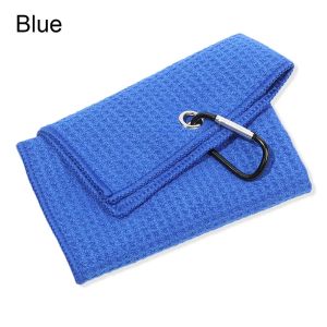 NAMSHEVA Cotton High Water Absorption Microfiber Cleaning Towels With Carabiner Hook Cleans Clubs Golf Towel