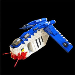 Starplan vũ khí quân sự Starfighter tấn công pháo hạm MOC khối kỹ thuật gạch TIE tàu vũ trụ nhóm hiển thị T Tương thích với LEGO